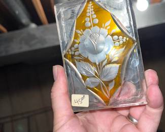 Etched Colored Glass