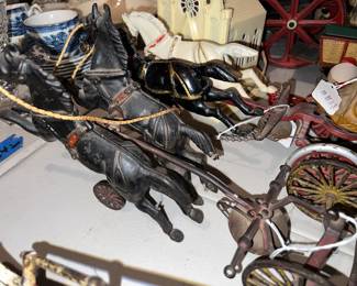 Fire Department Horse and Ladder Toys
