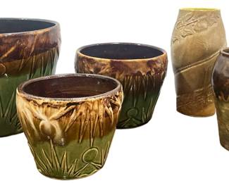 Collection RED WING, WELLER, Glazed Pottery
