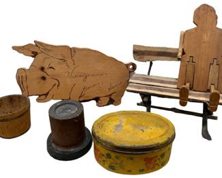 Collection Folk Art, Primitive Articles

