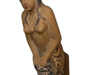 Vintage Sea Maiden, Mermaid Ships Figurehead
