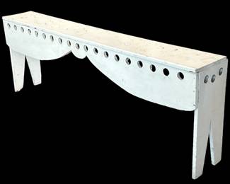 Long Folk Art Console Table
