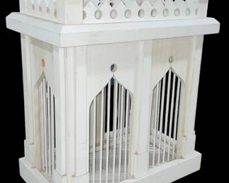 Wood Gothic Victorian Style Bird House
