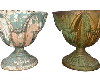 Cast Iron Flower Pots
