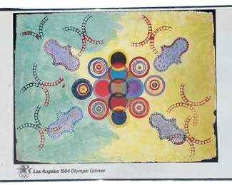 Los Angeles 1984 Olympic Games LYNDA BENGLIS Poster
