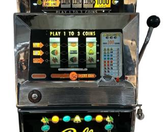 Vintage BALLY 5 Cent Slot Machine
