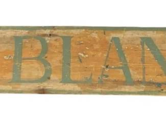 Horse Blankets Wood Sign
