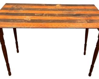 Antique Folding Sewing Table
