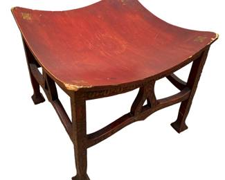 Egyptian Revival Thebes Stool
