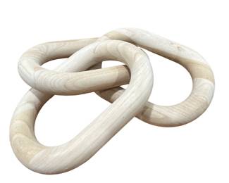 Folk Art Wood Chain Link
