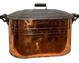 Vintage ATLANTIC Copper Boiler
