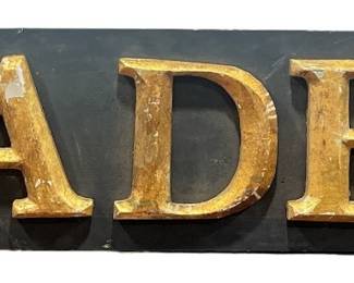 Antique TRADERS Advertisement Sign
