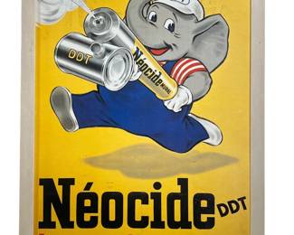 Neocide DDT French Advertisement Circus Elephant Print Poster
