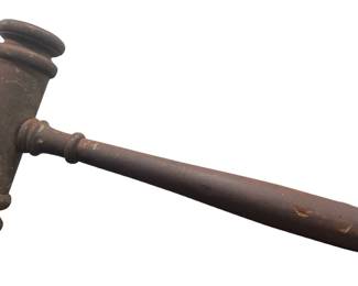Antique Oversized Auction Gavel

