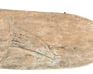 Folk Art Carved Wood Fish
