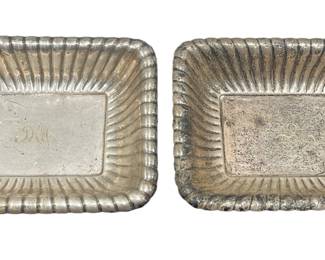 Two Sterling Silver REED AND BARTON Vegetable Trays
