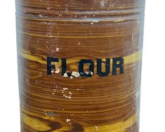 Vintage Bakery Flour Tin

