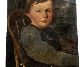 Antique Portrait of a Boy

