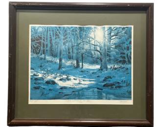 Signed and Dated TOM LYNCH "Bright Light" Lithograph
