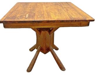 IMO Old Hickory Dining Table, Rustic Cabin
