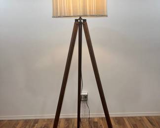Vintage Tripod Surveyors Transit Base Lamp
