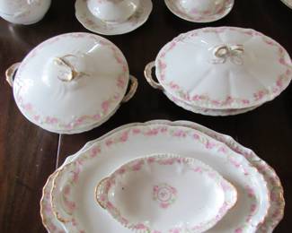 Limoges serving pieces