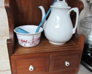 Walnut small cabinet