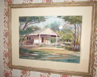 Watercolor by Mary Jane Cox