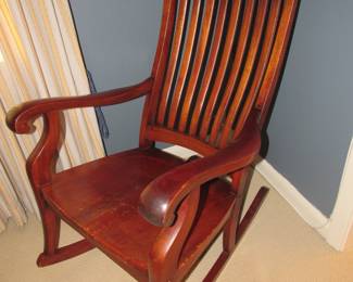 Antique walnut chair