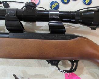 Ruger 22 LR carbine rifle with scope