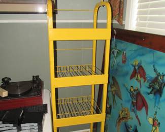 Industrial metal display rack