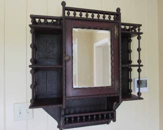 Victorian hanging etagere