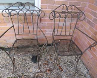Heavy pair wrought iron