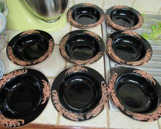Frankoma "Acadien Classique" gumbo bowls