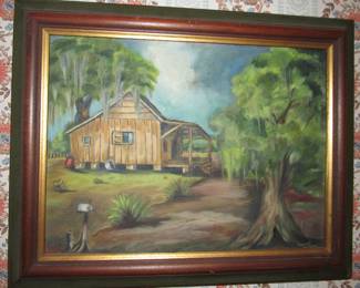 Oil painting by Carroll Guillory