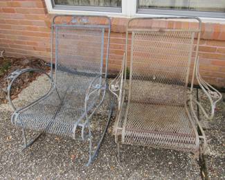 Random wrought iron chairs