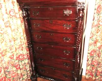 Antique highboy chest