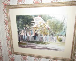 Watercolor by Mary Jane Cox