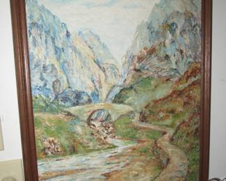 Original oil painting by Bostick