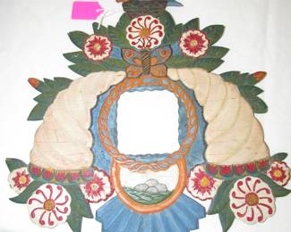 Antique Arts & Crafts handmade wooden frame