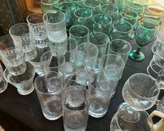 Vintage glassware