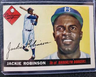 1955 Topps Jackie Robinson Baseball Card