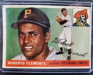 1955 Topps Roberto Clemente Baseball Card