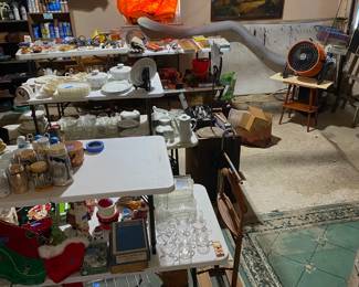 INSIDE AIR-CONDITIONED GARAGE.