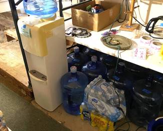 INSIDE AIR-CONDITIONED GARAGE.