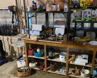 INSIDE AIR-CONDITIONED GARAGE.