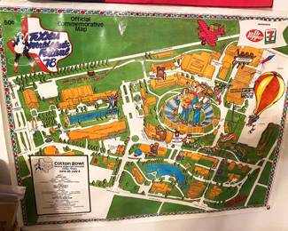 VINTAGE 1978 TEXAS WORLD MUSIC FESTIVAL POSTER.