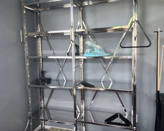 7.  RH Silver Art Deco Shelving $4500.00
