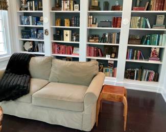 Books , vintage, new, old, signed, first editions. Lots of genres, lots to choose from.  Love seat 