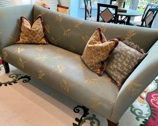 Niedermaier, matching sofas, "V Series", 84"w x 32"D x 36"H,  seat depth 21.5" . New Zealand wool carpet, 9' x 12'